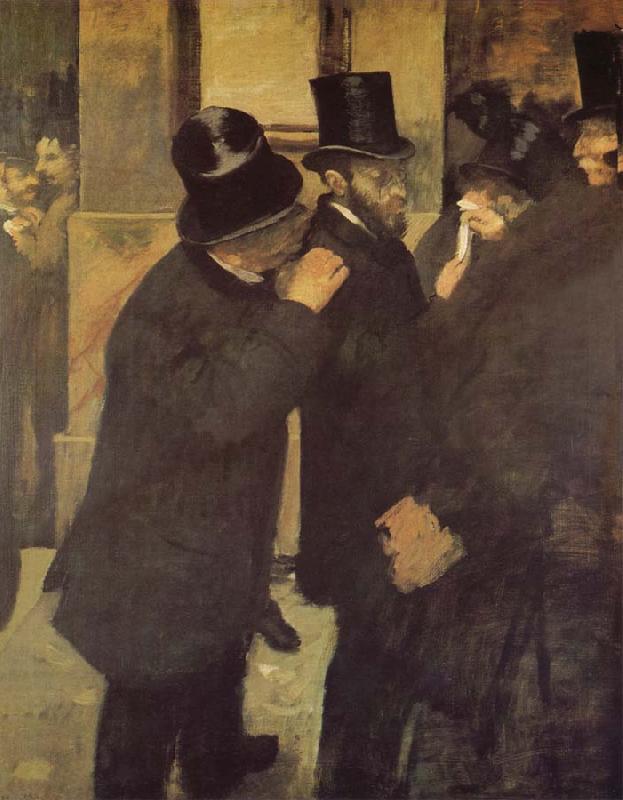 Edgar Degas In the Bourse Germany oil painting art